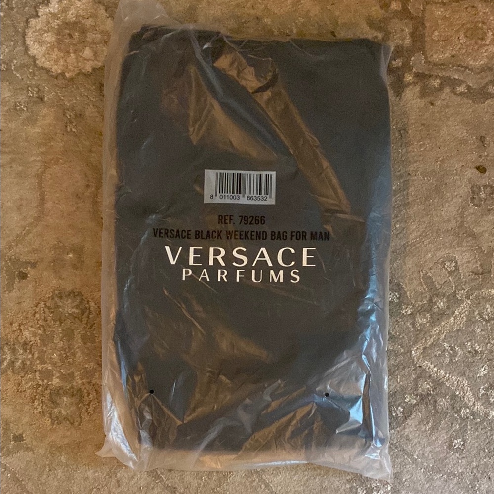 Versace Black Parfums Bag